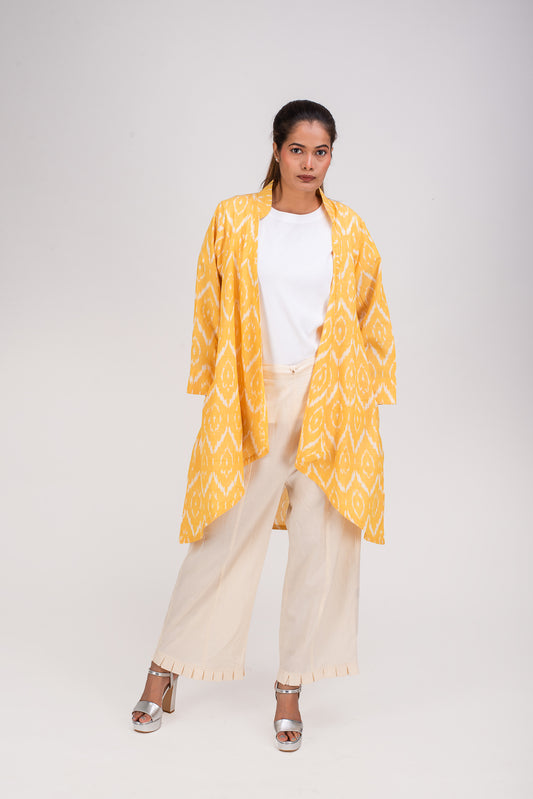 513-315 Whitelotus "Su" Women's coat Kimono