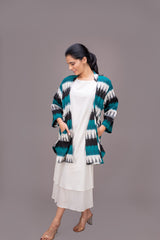 532-323 Whitelotus "Kim" Women's coat Kimono