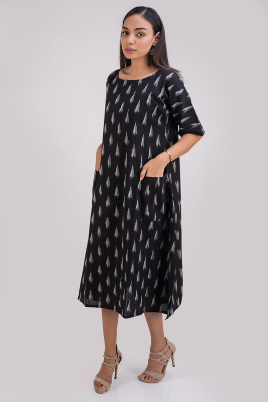 512-303 WhiteLotus "Jumba" Women's Ikat Dress