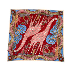 Scarlet Sunset - Limited Edition Hand Painted Cotton Bandana