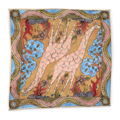 Golden Savannah - Limited Edition Hand Painted Cotton Bandana