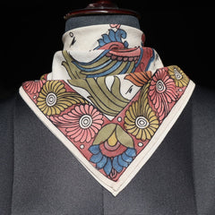 Swan Symphony - Limited Edition Hand Painted Cotton Bandana