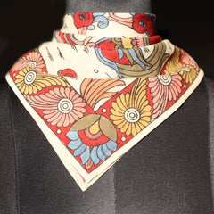 Swan Lake Melody - Limited Edition Hand Painted Cotton Bandana