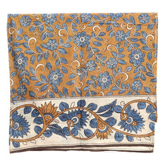 Autumn Sky Blooms – Limited Edition Hand Painted Cotton Scarf (HP0001)