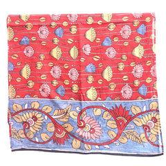 Poppy Serenade – Limited Edition Hand Painted Cotton Scarf (HS0002)