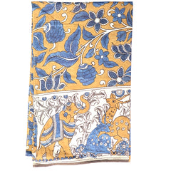 Elephant Serenade – Limited Edition Hand Painted Cotton Scarf(HS0008)