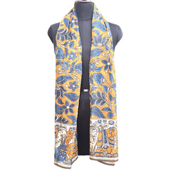 Elephant Serenade – Limited Edition Hand Painted Cotton Scarf(HS0008)