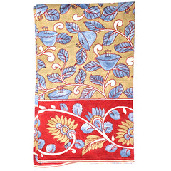 Saffron love – Limited Edition Hand Painted Cotton Scarf (HS0010)