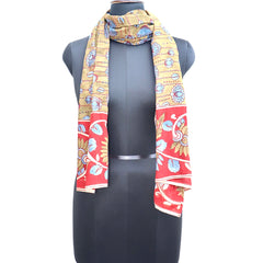 Desert Bloom – Limited Edition Hand Painted Cotton Scarf (HS0012)