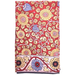 Autumn flora – Limited Edition Hand Painted Cotton Scarf (HS0013)