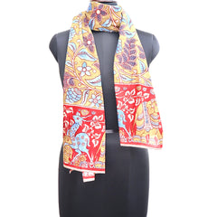 Elephant Grove - Limited Edition Hand Painted Cotton Scarf(HS0025)