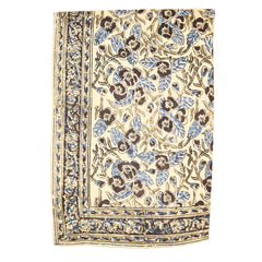 Nature's Nightfall - Kalamkari Cotton Bandana (KK1443)