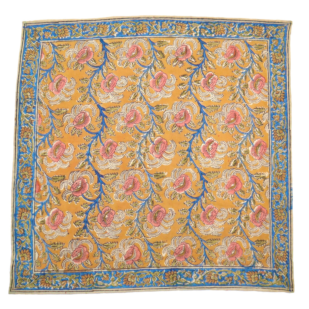 Amber Vine - Kalamkari Cotton Bandana (KK1475)