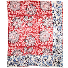 Red Petals - Appliqué Border Bandana (KK1487-22)