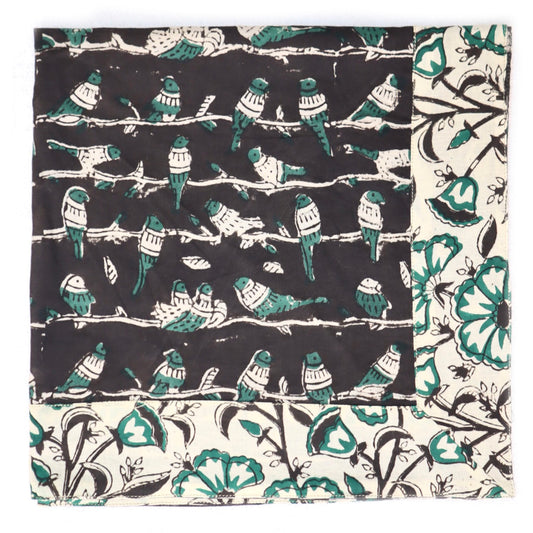 Emerald Lanterns Drift - Appliqué Border Bandana (KK1505-22)