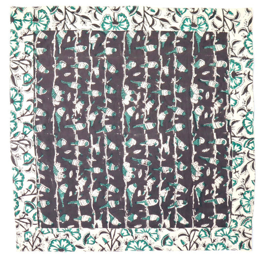 Emerald Lanterns Drift - Appliqué Border Bandana (KK1505-22)