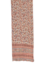 SOP0002 - Kalamkari Oblong Scarf with border print