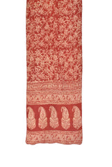 SOP0011 - Kalamkari Oblong Scarf with border print