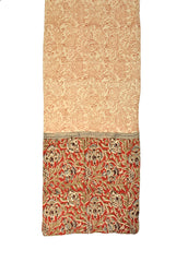 SOP0013- Kalamkari Oblong Scarf with border print