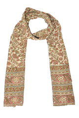 SOP0004 - Kalamkari Oblong Scarf with border print