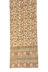 SOP0004 - Kalamkari Oblong Scarf with border print