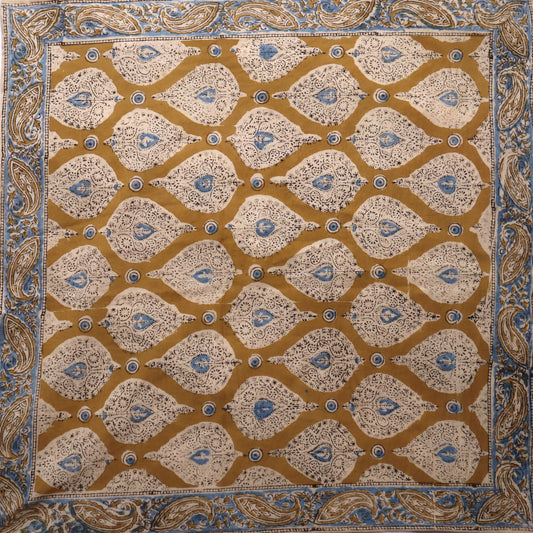 KK1433 Kalamkari Cotton Bandana - (KK1433)