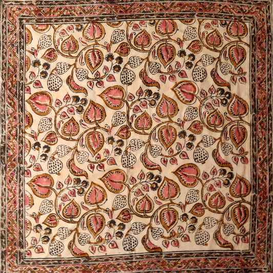 KK1436 Kalamkari Cotton Bandana - (KK1436)