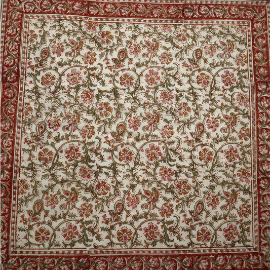 KK1444 Kalamkari Cotton Bandana - (KK1444)