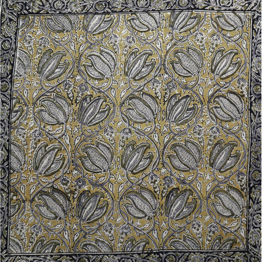 KK1466 Kalamkari Cotton Bandana - (KK1466)